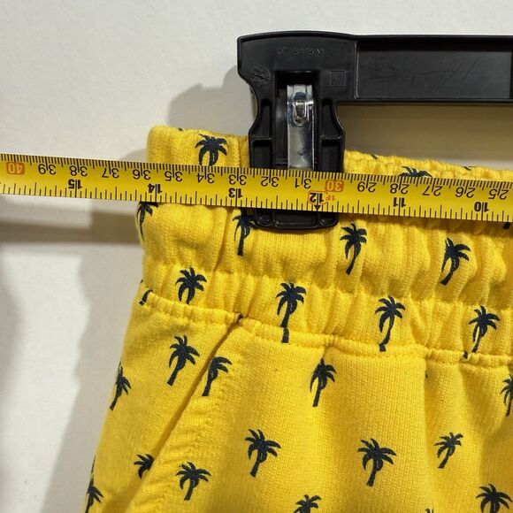 Men's French Terry Pocket Sweat Shorts Small Yellow - Picture 15 of 16